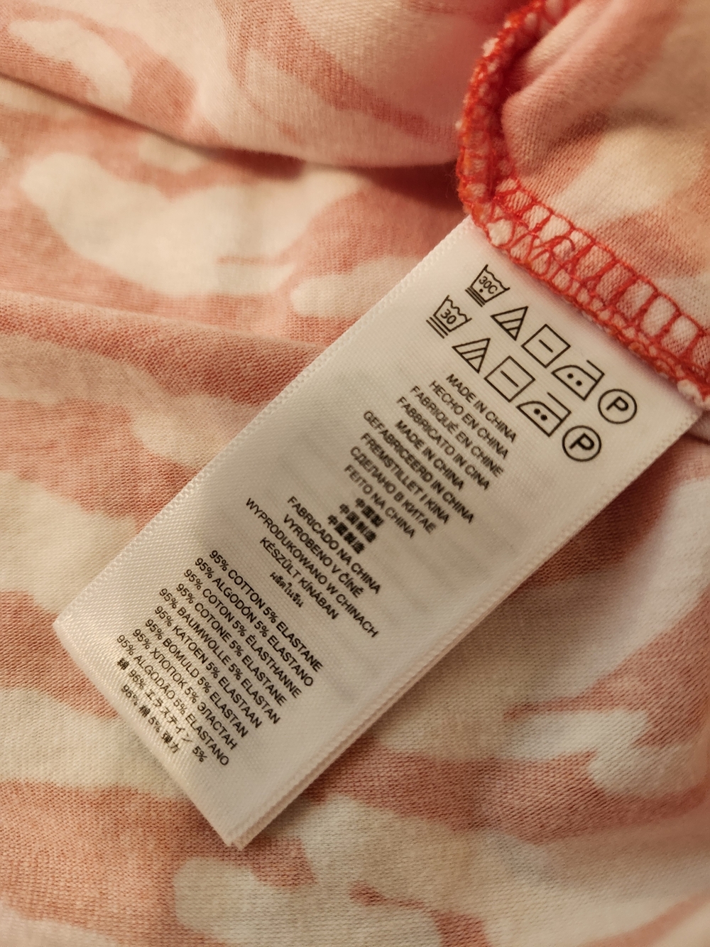 Michael Kors Orange and White Logo Top - Picture 5 of 6